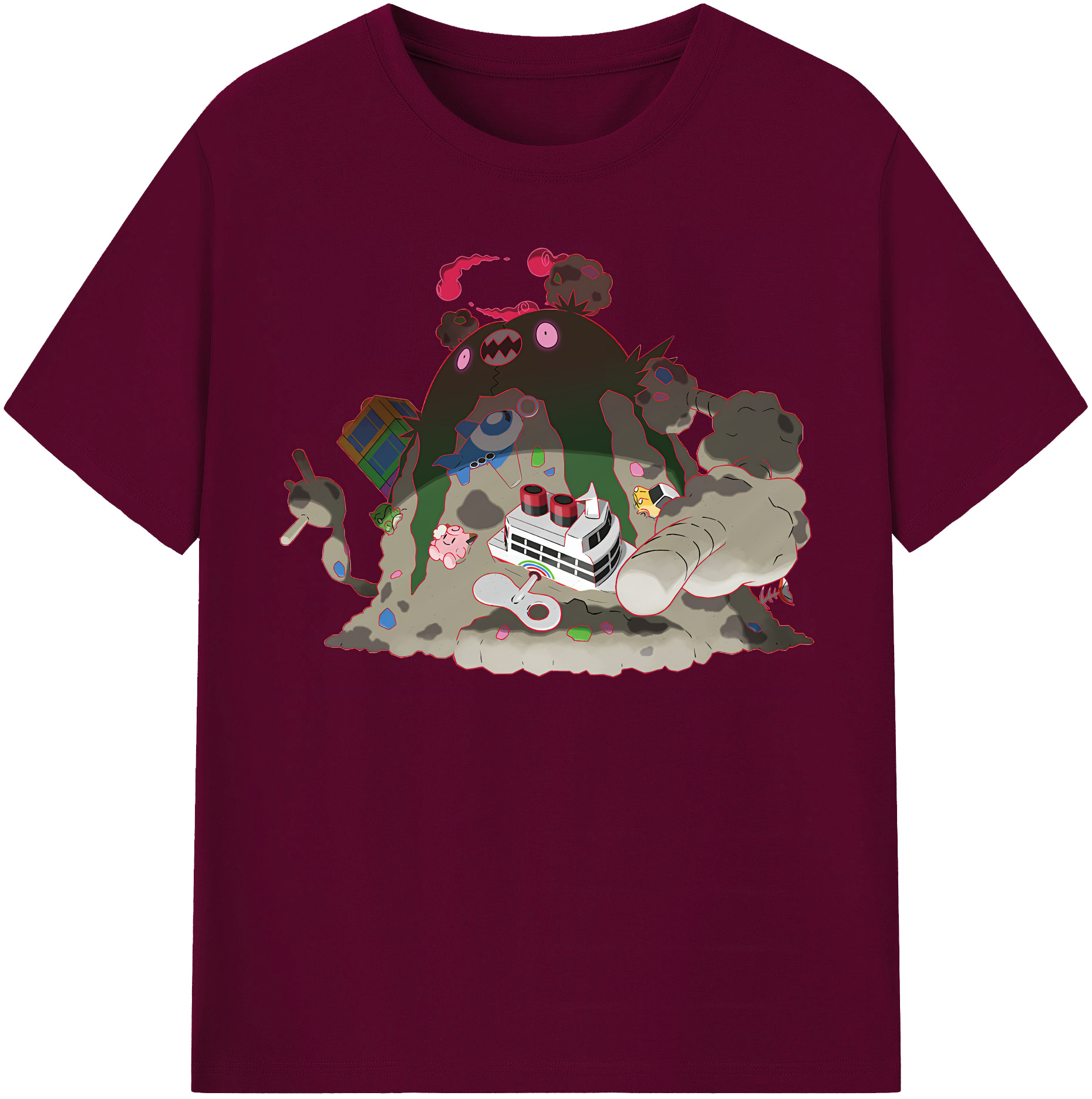 （画像用） ポケットモンスター Pokémon レディースカジュアルプリントTシャツ（綿100％）